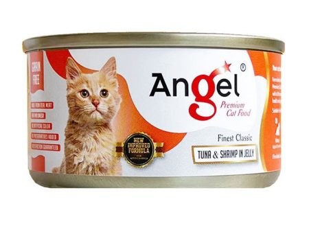 Angel Tuna & Shrimp in Jelly Canned Cat Food 80g Discount