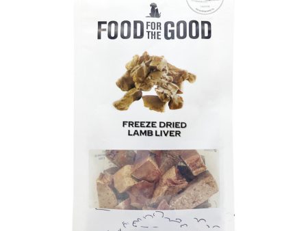 25% OFF: Food For The Good Lamb Liver Freeze-Dried Treats For Cats & Dogs 70g on Sale