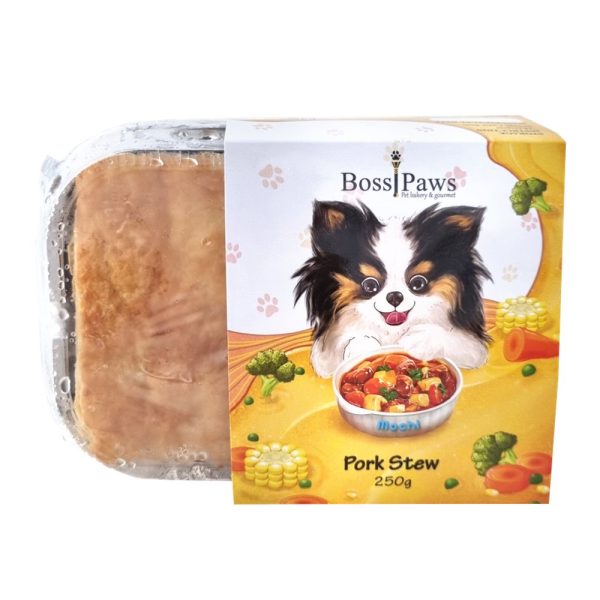 BossiPaws Pork Stew With Pastry Frozen Dog Treat 250g on Sale