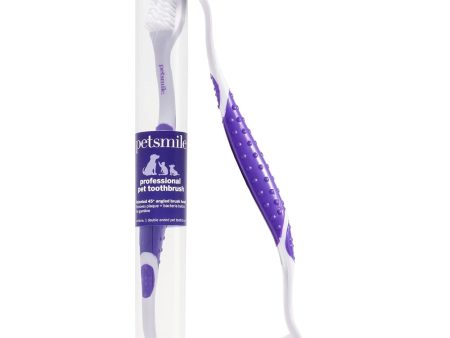 10% OFF: Petsmile Professional 45 Degree Dual-Ended Toothbrush For Cats & Dogs on Sale