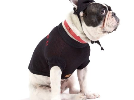 30% OFF: Moshiqa I Woof U Dog Sweater (Black) For Cheap