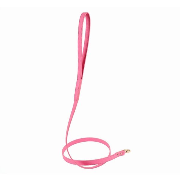 Moshiqa Balley Leather Dog Leash (Pink) Online