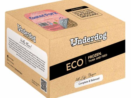 Underdog Cooked Pork Complete & Balanced Eco Pack Frozen Dog Food 3kg Sale