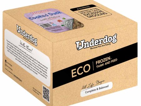 Underdog Cooked Duck Complete & Balanced Eco Pack Frozen Dog Food 3kg Discount