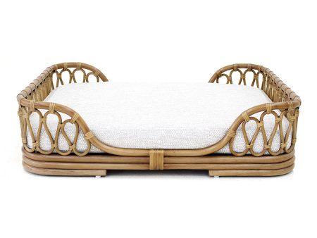 Fura Albi Rattan Bed For Cats & Dogs (Almond) For Cheap