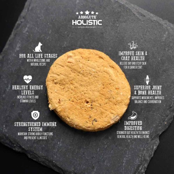 Absolute Holistic Patties Chicken Grain-Free Freeze-Dried Dog Food 14oz Cheap