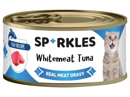 Sparkles Colours Whitemeat Tuna Canned Cat Food 70g x 24 Discount