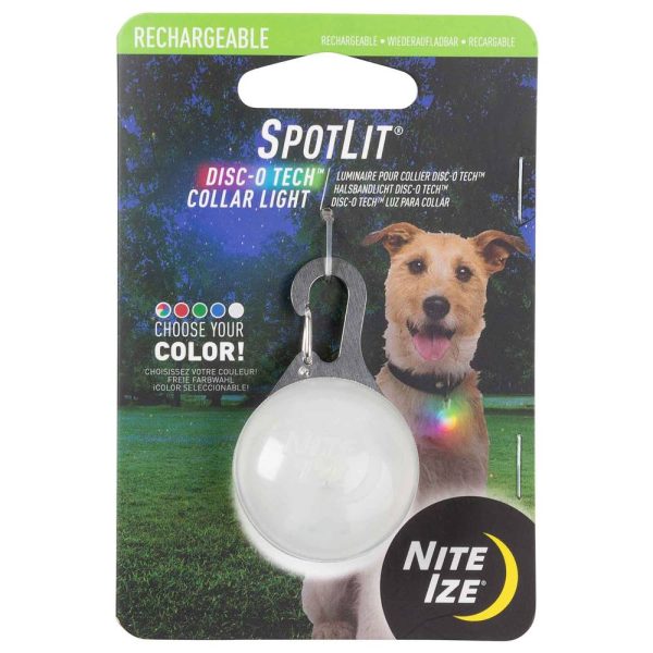 Nite Ize SpotLit Rechargeable LED Dog Collar Light Hot on Sale