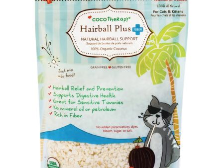 CocoTherapy Hairball Plus Organic Coconut Grain-Free Cat Supplement 7oz Fashion