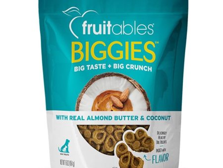 $7 OFF: Fruitables Biggies Almond Butter & Coconut Dog Treats 16oz Sale