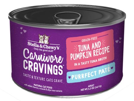 3 FOR $14.40 (Exp 8Nov24): Stella & Chewy s Carnivore Cravings Purrfect Pate Tuna & Pumpkin in Broth Grain-Free Canned Cat Food 5.2oz Online Hot Sale