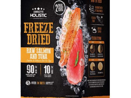 BUNDLE DEAL : Absolute Holistic Patties Salmon & Tuna Grain-Free Freeze-Dried Dog Food 12.7oz Cheap