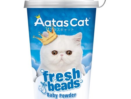 $3 OFF: Aatas Cat Litter Deodorising Fresh Beads (Baby Powder) 450g on Sale