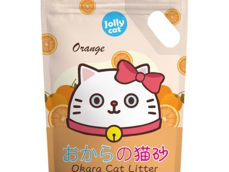 Jollycat Okara Tofu Orange Cat Litter 6L on Sale