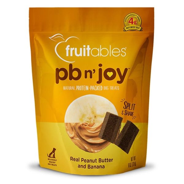 Fruitables PB N  Joy Peanut Butter & Banana Dog Treats 6oz For Discount