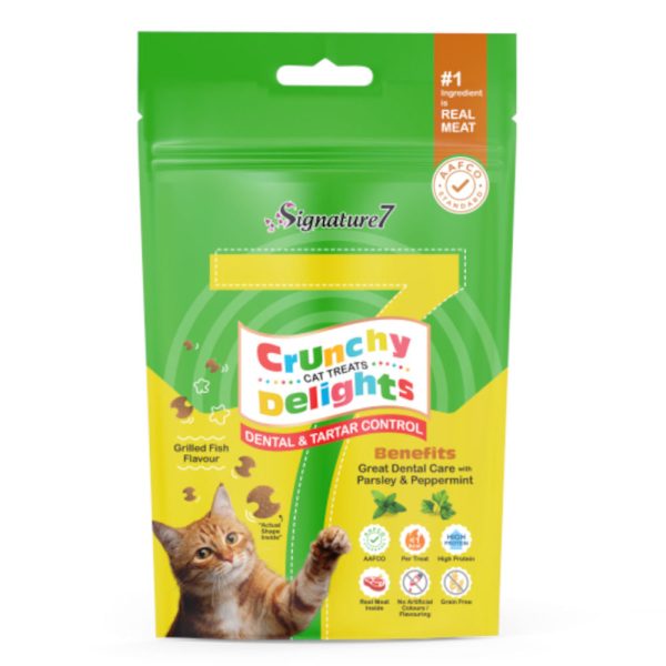 Signature7 Dental Care & Tartar Control Cat Treats 50g Online