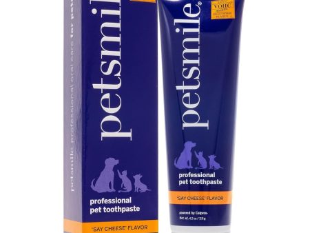 10% OFF: Petsmile Professional Say Cheese Flavour Toothpaste For Cats & Dogs 4.2oz Sale