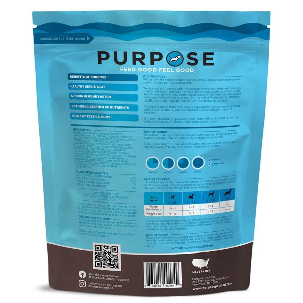 Purpose Fish & Veggie Patties Grain-Free Freeze-Dried Dog Food 14oz Cheap