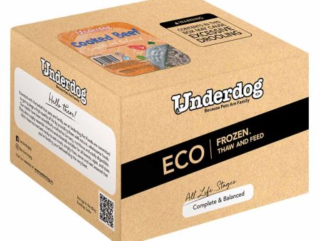 Underdog Cooked Beef Complete & Balanced Eco Pack Frozen Dog Food 3kg Hot on Sale