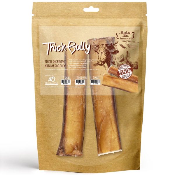 33% OFF: Absolute Bites Thick Bully Dog Chew Treats Fashion