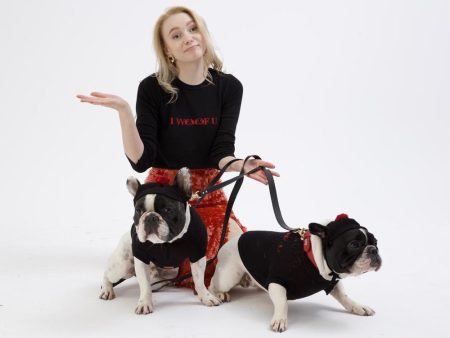 30% OFF: Moshiqa I Woof U Human Sweater (Black) Online now