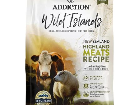 25% OFF: Addiction Wild Islands Highland Meats Lamb & Beef Grain Free Dry Dog Food on Sale