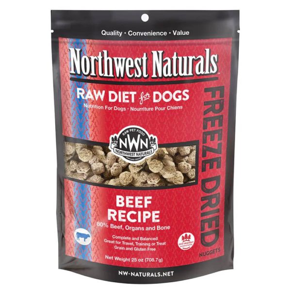 BUNDLE DEAL : Northwest Naturals Beef Freeze Dried Raw Diet Dog Food Sale