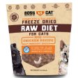 30% OFF BUNDLE DEAL (Exp 14Jul25) : Boss Cat Chicken Grain-Free Freeze-Dried Raw Cat Food 9oz For Cheap