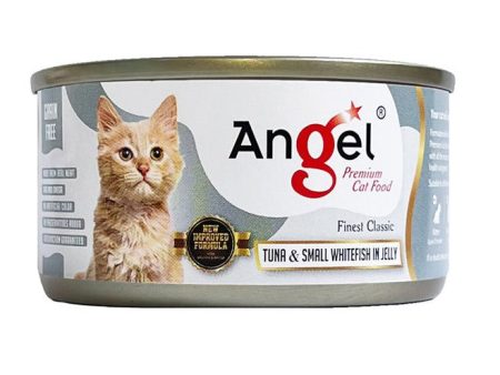 Angel Tuna & Small Whitefish in Jelly Canned Cat Food 80g Online now