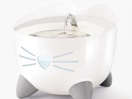 Catit Pixi Drinking Fountain Stainless Steel White 2.5L Sale