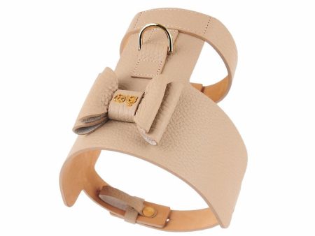 30% OFF: Moshiqa Bijou Leather Dog Harness (Dark Beige) Sale