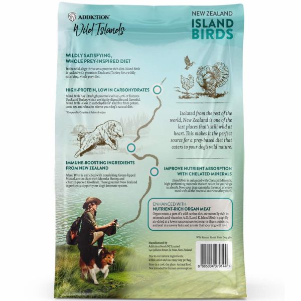 25% OFF: Addiction Wild Islands Island Birds Duck, Turkey & Chicken Grain Free Dry Dog Food Online