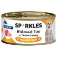 Sparkles Colours Whitemeat Tuna With Chicken Topping Canned Cat Food 70g x 24 Cheap