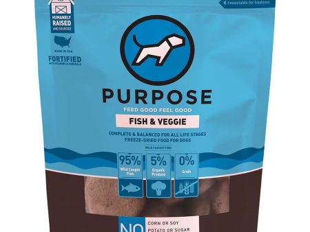 Purpose Fish & Veggie Patties Grain-Free Freeze-Dried Dog Food 14oz Cheap