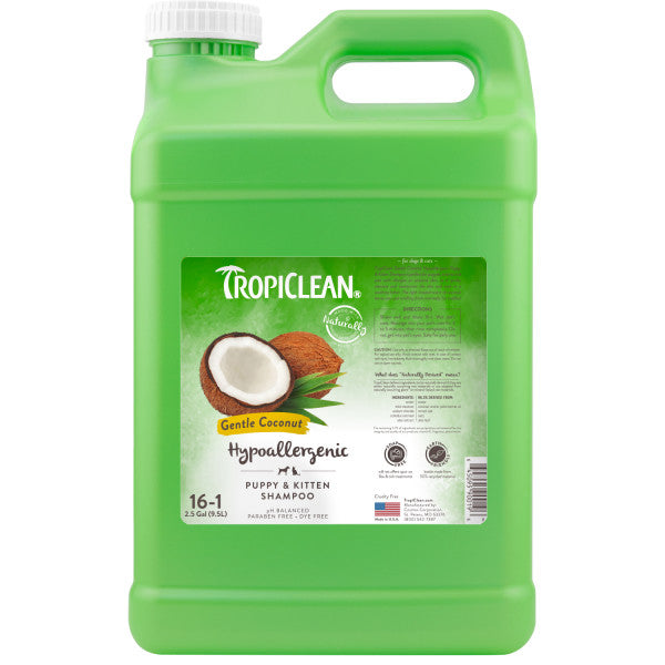 TropiClean Gentle Coconut Hypoallergenic Puppy & Kitten Shampoo Online Hot Sale