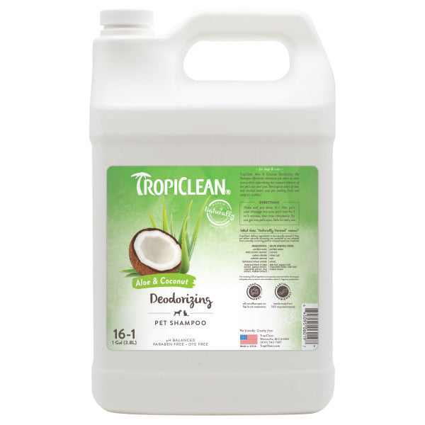 TropiClean Aloe & Coconut Deodorizing Shampoo for Pets on Sale